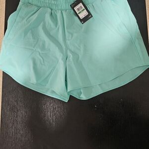 Under Armour Women's Light Aqua Blue Athletic Shorts
